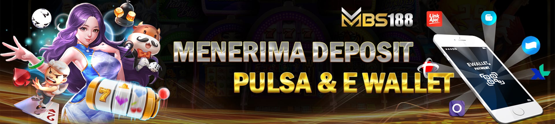 Menerima Deposit pulsa & ewallet